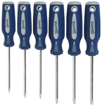 6 Piece - #9240101 - T10 - T30 - Screwdriver Style - Torx Driver Set - All Tool & Supply