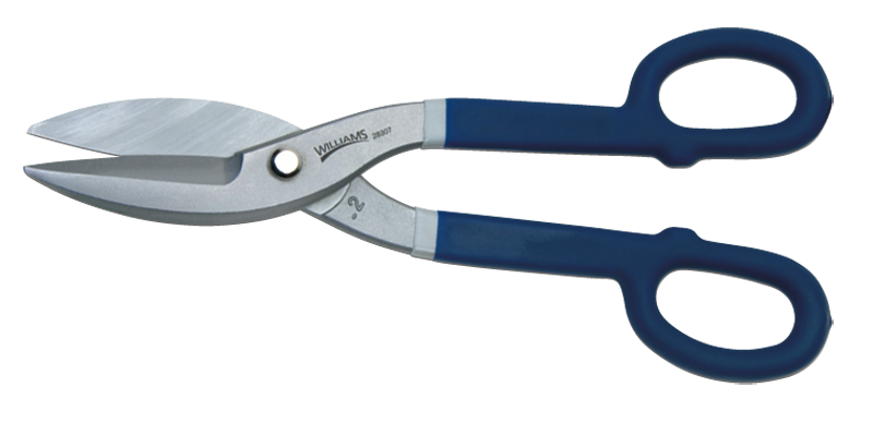 2-1/2'' Blade Length - 12'' Overall Length - Straight Cutting - Tinner Snips - All Tool & Supply