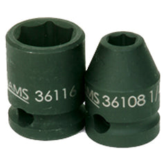 14 mm × 1 7/16″ Overall Length-1/2″ Drive-6 Point - Metric Impact Socket - All Tool & Supply