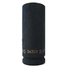 3/4″ 3/8 DR DEEP IMPACT SOCKET 6PT - All Tool & Supply