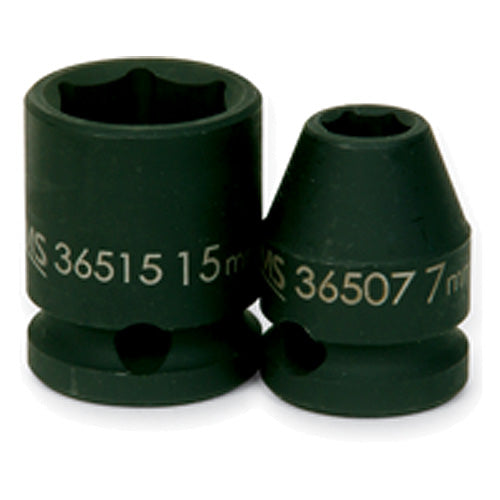 12 mm × 2 1/4″ Overall Length-3/8″ Drive-6 Point - Metric Deep Impact Socket - All Tool & Supply