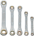 Snap-On/Williams (5 Piece) Straight Ratcheting Box Wrench Set - Metric - All Tool & Supply