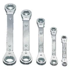 Snap-On/Williams (5 Piece) 25° Offset Straight Ratcheting Box Wrench Set - All Tool & Supply