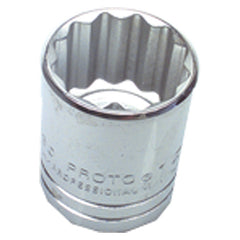 13 mm × 36.53 mm-1/2″ Drive-12 Point - Metric Standard Socket - All Tool & Supply