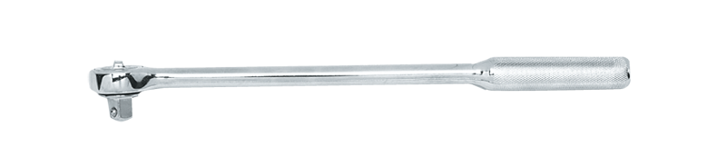 15" OAL - 1/2'' Drive - Round Head - Extra Long Reversible Ratchet - Knurled Handle - All Tool & Supply