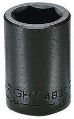 1-3/8 x 2-1/4" OAL - 3/4'' Drive - 6 Point - Standard Impact Socket - All Tool & Supply