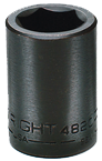 35mm x 57.15mm OAL - 3/4" Drive - 6 Point - Metric Impact Socket - All Tool & Supply