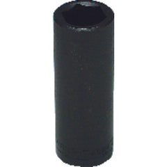 22 mm × 78.58 mm Overall Length-1/2″ Drive-6 Point - Metric Deep Impact Socket - All Tool & Supply