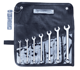 Wright Tool Fractional Combination Wrench Set -- 7 Pieces; 12PT Chrome Plated; Includes Sizes: 1/4; 5/16; 3/8; 7/16; 1/2; 9/16; 5/8"; Grip Feature - All Tool & Supply