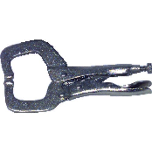 MIT Locking Grip C-Clamp - 3825 Plain Grip 3 1/8″ Capacity 11″ Long - All Tool & Supply