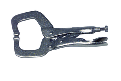 MIT Locking Grip C-Clamp -- #3835 Plain Grip 8-3/8'' Capacity 18'' Long - All Tool & Supply