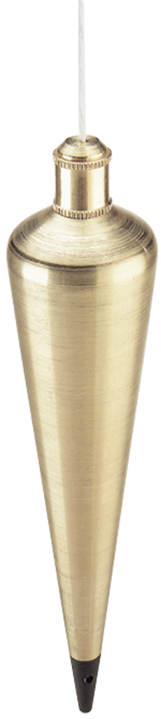 #800-12 - 12 oz - Brass Plumb Bob - All Tool & Supply