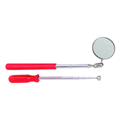 2 Piece - Telescoping Magnetic Pick-Up / Mirror Set - All Tool & Supply