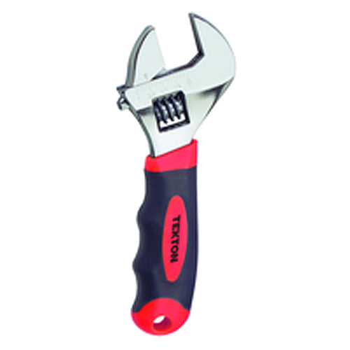 1″ Opening-6″ Overall Length - Stubby Adjustable Wrench - Comfortable Non-Slip Soft Handle Grip - All Tool & Supply