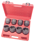 8 Piece - 3/4" Drive - Shallow Impact Socket Set - All Tool & Supply