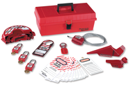 Valve & Electrical with 3 Padlocks - Lockout Kit - All Tool & Supply