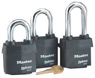 Hi-Vis Aluminum Padlock - 2-5/8'' Body Width; Keyed: Alike; - All Tool & Supply