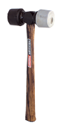 Vaughan Rubber Mallet -- 24 oz; Hickory Handle - All Tool & Supply