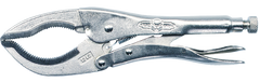 Large Jaw Locking Pliers -- #12LC Plain Grip 0 to 3-1/8'' Capacity 12'' Long - All Tool & Supply