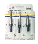 3 Pc. HSS Unibit Step Drill Set - All Tool & Supply