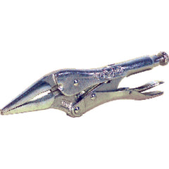 Vise-Grip Long Nose Locking Pliers with Wire Cutter - 4LN Plain Grip 1 5/8″ Capacity 4″ Long - All Tool & Supply