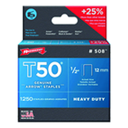 1/2″ / 12 mm - T50–1250 Standard Pack - Staples - All Tool & Supply