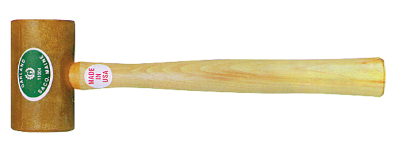 Garland Rawhide Mallet -- 6 oz; Hickory Handle; 1-1/2'' Head Diameter - All Tool & Supply