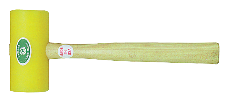 Garland Plastic Mallet -- 19 oz; Hickory Handle; 2-1/2'' Head Diameter - All Tool & Supply