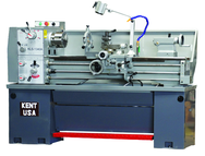 Geared Head Lathe - #KLS1440A - 14" Swing; 40" Between Centers; 3 HP Motor; D1-4 Camlock Spindle - All Tool & Supply