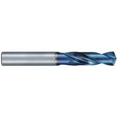 #2 Dia. × 6 mm Shank × 28 mm Flute Length × 66 mm OAL, Stub, 135°, Aqua Revo D, 2 Flute, External, Solid Carbide Drill - All Tool & Supply