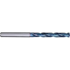 13.5 mm Dia. × 14 mm Shank × 77 mm Flute Length × 124 mm OAL, 5XD, 140°, Aqua Revo D, 2 Flute, Internal, Solid Carbide Drill - Exact Industrial Supply