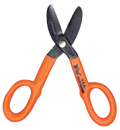 3'' Blade Length - 12-1/2'' Overall Length - Straight Cutting - Straight Patter Snips - All Tool & Supply