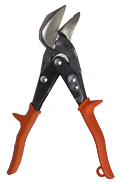 1-3/8'' Blade Length - 9-1/4'' Overall Length - Left Cutting - Metalmaster Offset Snips - All Tool & Supply