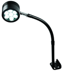 7 LED Spot Light  Dimmable  17" Flexible Gooseneck Arm  Direct Mount - All Tool & Supply