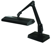 Broad Area Coverage LED Task Light  Dimmable  31" Floatng Arm  Desk Base - All Tool & Supply