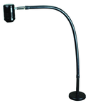 High Power LED Spot Light  Dimmable  25" Flexible Goose Arm  Magnet Base - All Tool & Supply