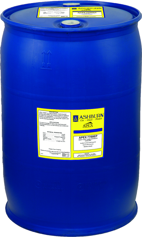 Apex 7700EP Heavy Duty Semi-Synthetic Coolant - #A-7704-55 - 55 Gallon - All Tool & Supply