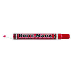 Brite-Mark Paint Marker - Oil Based - Red - All Tool & Supply