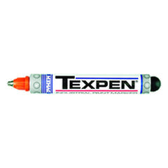 Texpen Medium Marker - Stainless Steel Ball Tip - Orange - All Tool & Supply