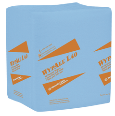 12.5 x 14.4'' - Package of 672 - WypAll L40 1/4 Fold - All Tool & Supply