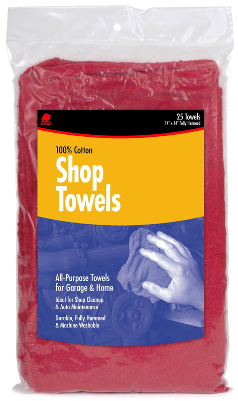 15 x 15'' - Package of 50 - Shop Towels - All Tool & Supply