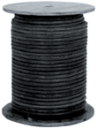 #L12RM100 - 1/2'' ID x 100 Feet - Black Rubber - Rubber Hose - All Tool & Supply