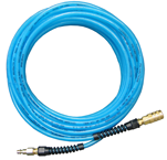 #PFE60256T - 3/8 MPT x 25 Feet - Light Blue Thermoplastic - 2 Fitting(s) - Air Hose - All Tool & Supply