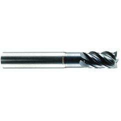 1/2" Dia. - 5/8" LOC - 4" OAL - 5 FL Carbide End Mill-AlCrN-X - All Tool & Supply