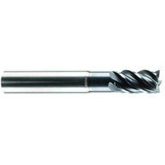 1/2" Dia. - 5/8" LOC - 4" OAL - 5 FL Carbide End Mill-AlCrN-X - All Tool & Supply