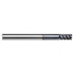 1/8" Dia. - 1/2" LOC - 1-1/2" OAL - .015 Radius 5 FL Carbide End Mill-AlTiN-x - All Tool & Supply