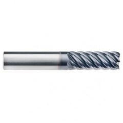 1/4" Dia. - 3/4" LOC - 2-1/2" OAL - 6 FL Carbide End Mill-AlTiN-x - All Tool & Supply