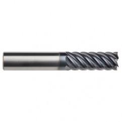 5/8" Dia. - 2-5/8" LOC - 5" OAL - 6 FL Carbide End Mill-AlTiN-x - All Tool & Supply