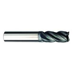 1 Dia. x 4 Overall Length 4-Flute .060 C/R Solid Carbide SE End Mill-Round Shank-Center Cut-AlCrN-X - All Tool & Supply