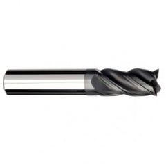 3/8 Dia. x 2-1/2 Overall Length 4-Flute Square End Solid Carbide SE End Mill-Round Shank-Center Cut-AlCrN-X - All Tool & Supply